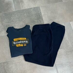 FILA Small Sweatpants Billabong Tshirt